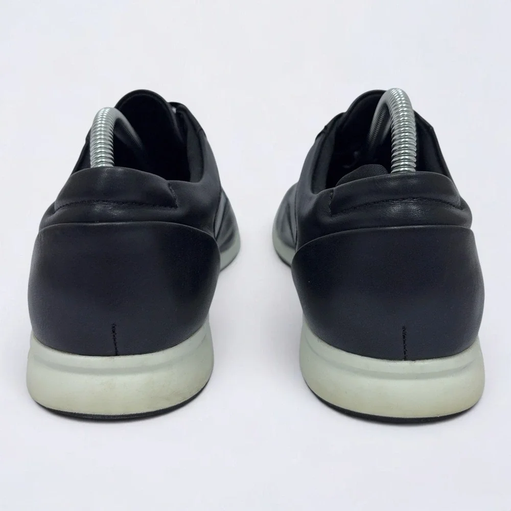 Aldo Abel Casual Shoes Men's Size 9.5 Black White Leather Lace Up Sneakers